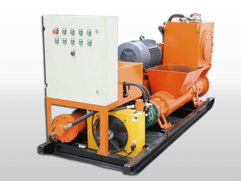 Mortar concrete injection pump