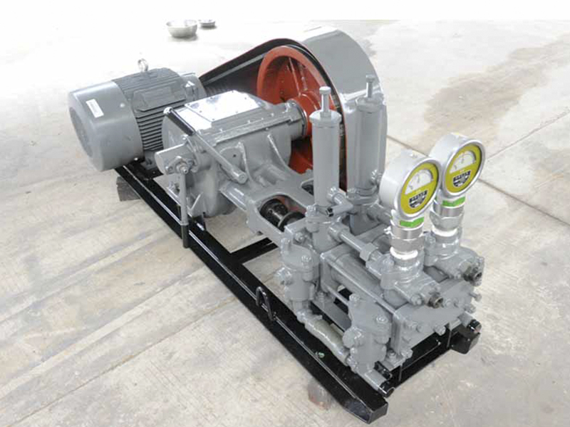 Dual slurry grouting injection pump