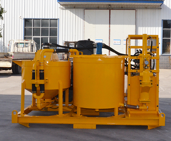 Bentonite grout mixer pump was made by Gaode Equipment 