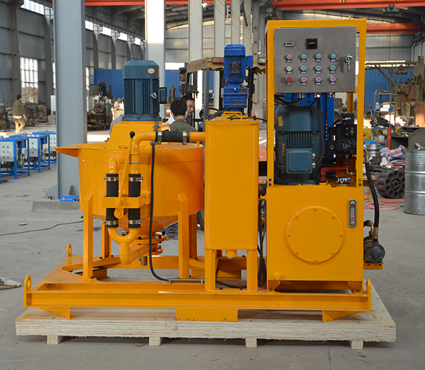 Bentonite grout mixer pump was made by Gaode Equipment 