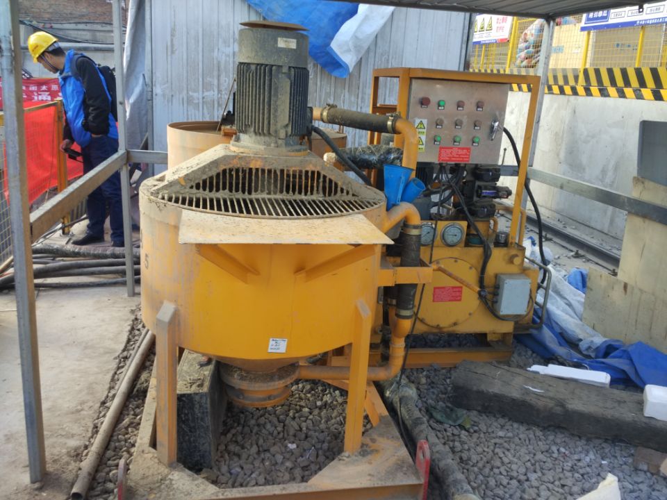 High capacity colloidal grouting mixer